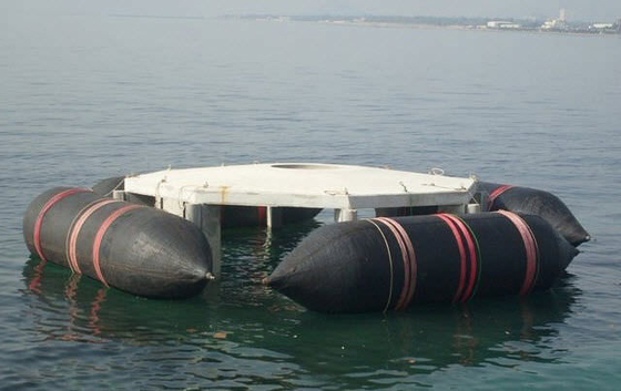 Salvamento flotante Marine Rubber Airbags Pneumatic Airbag del saco hinchable para el lanzamiento de la nave