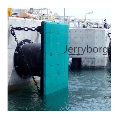 Supercelular de caucho para parachoques para buques de acoplamiento de caucho marino con panel frontal