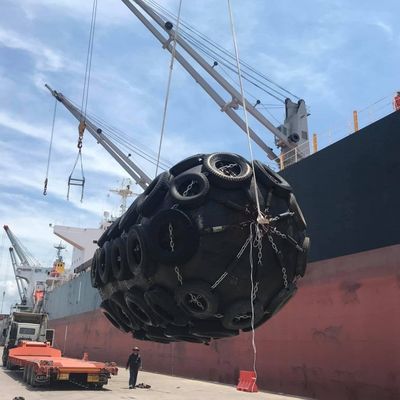 Buena tirantez segura Marine Yokohama Pneumatic Fender del aire