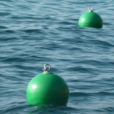 Boyas costeras flotantes duras de la navegación del barco del agua profunda