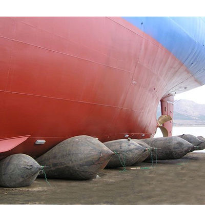 La nave que lanza el rodillo de goma natural empaqueta a Marine Floating Rubber Airbag Made en China