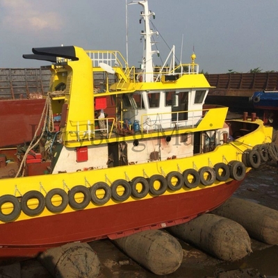 Lanzamiento inflable modificado para requisitos particulares de Marine Rubber Airbag For Shipping
