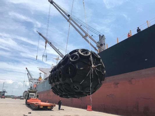 Tipo de goma el atracar neumático de Yokohama del barco de la defensa del barco