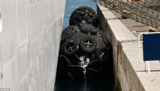 50kpa Marine Pneumatic Rubber Buoy Fenders con el neumático del aeroplano