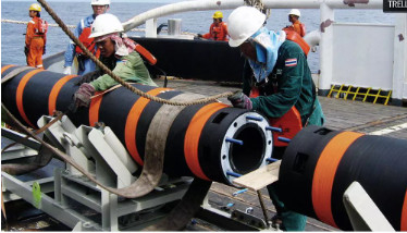 La clase de la BV certificó la manguera flotante de la cola de FPSO para el cargamento costero del petróleo crudo a Marine Tanker