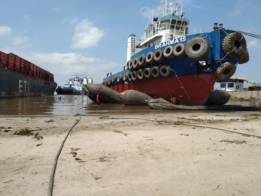 Calidad suministrada fábrica Marine Airbags para el lanzamiento de la nave
