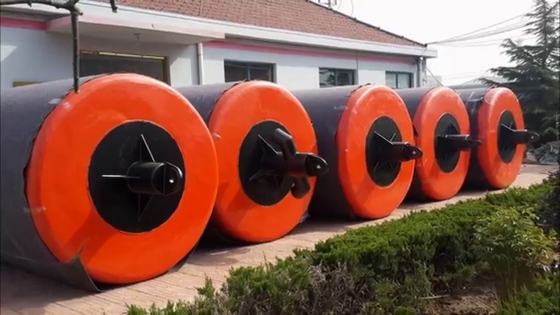 Boya de EVA Foam Filled Buoys Cylindrical con la piel de la PU