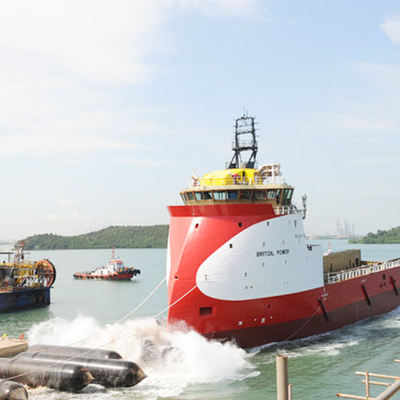 Nave de Marine Airbag For Vessel Barge que pone en marcha el muelle seco
