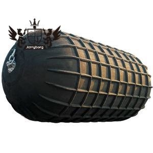 Fender japonés Yokohama Tipo flotante Fender de caucho neumático marino con cadena y neumático