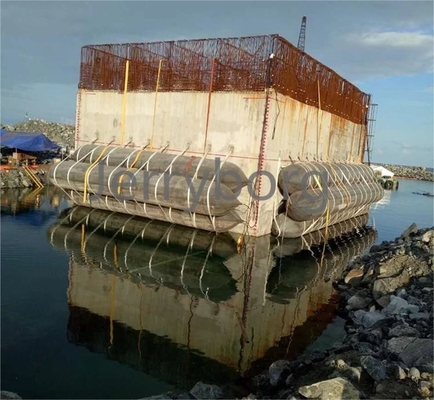 Alta flotabilidad de buques elevación de bolsas de aire nivelador de muelle para contenedores
