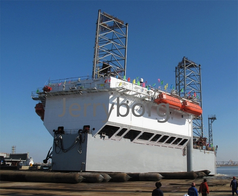 Alta flotabilidad de buques elevación de bolsas de aire nivelador de muelle para contenedores