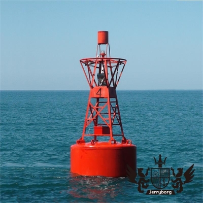 Boia de advertencia de plástico marino de acero Boia flotante de amarre Boia de navegación