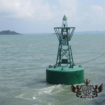 Boia de advertencia de plástico marino de acero Boia flotante de amarre Boia de navegación
