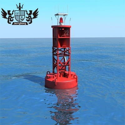 Boia de advertencia de plástico marino de acero Boia flotante de amarre Boia de navegación