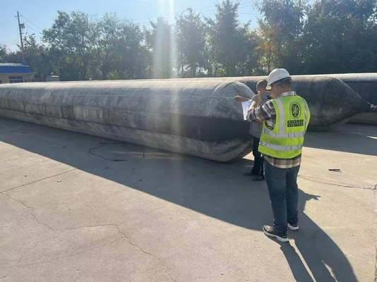 Bolsas de aire de globo de goma de rescate para remolque a la costa de elevación pesada en astilleros