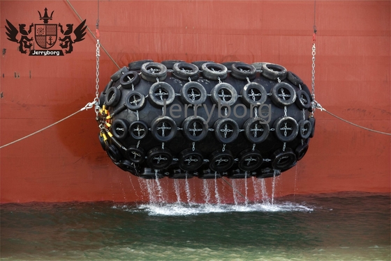 Fender de caucho de Yokohama Fender flotante Fender de tipo neto Fender de caucho marino para atraque de buques