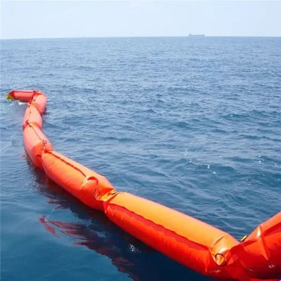Boom de contención de aceite de goma de espuma de barrera flotante de PVC