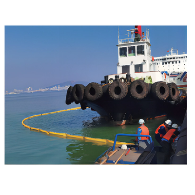 Boom de contención de petróleo Puertos de contención personalizados / Lago / Boom de petróleo en alta mar