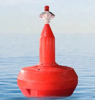 Buyas de navegación marinas de plástico personalizadas de fábrica Buya de marca de mar con luz solar para el océano