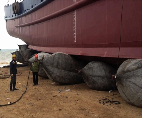 Navegación marítima lanzamiento de bolsas de aire para guardabarros de goma Elevación de aire para astilleros Barcos de marina
