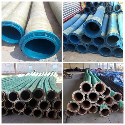 Descarga flexible del aceite del fango de la arena de la rastra de la entrerrosca de Marine Floating Hose Manufacturers Flange
