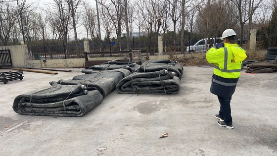 Bolsa de aire de goma marina de alta calidad flotante de rescate para el lanzamiento