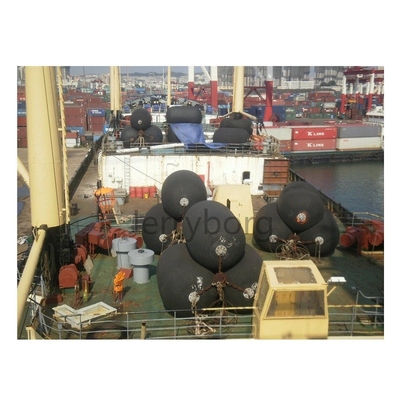 Fenders inflables marinos de caucho de Yokohama para buques y puertos