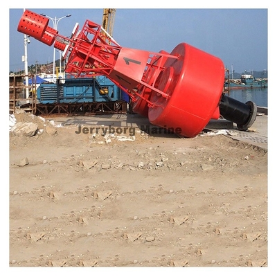 Boia de navegación marina de acero con marcado flotante lateral de canal alto