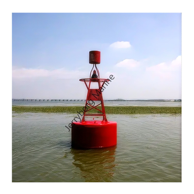 Boia de navegación marina de acero con marcado flotante lateral de canal alto