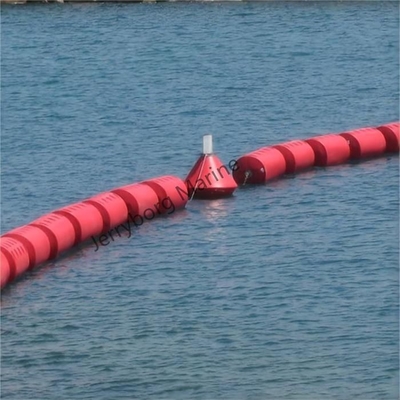 Barrera flotante para la contaminación del río