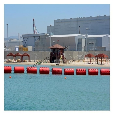 Barreras de seguridad flotantes de plástico LLDPE Ponton flotante tubular
