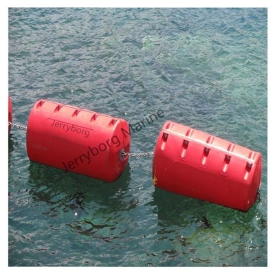 Barreras de seguridad flotantes de plástico LLDPE Ponton flotante tubular