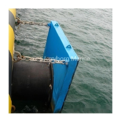 Supercelular de caucho para parachoques para buques de acoplamiento de caucho marino con panel frontal