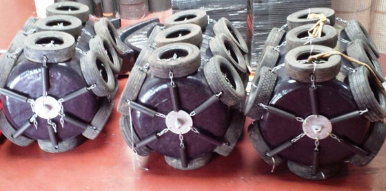 Fabricación Polyurethane EVA lleno de espuma Fender para barcos y yates utilizados de barco a barco