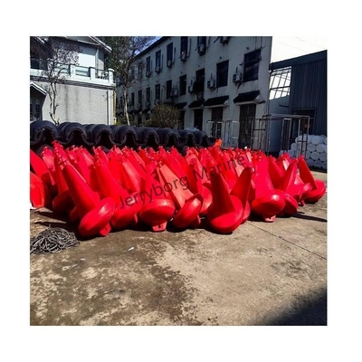 Boia flotante de LLDPE resistente a los rayos UV con luz solar para uso marino