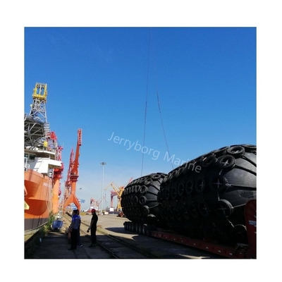 Fener neumático certificado ISO17357 para protección de puertos y buques