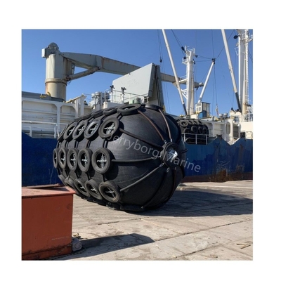 Fener neumático certificado ISO17357 para protección de puertos y buques
