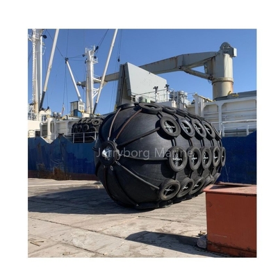 Fender de caucho de tipo Yokohama duradero con parachoques de botes de red de cadenas de neumáticos