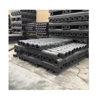 Fenders de caucho de tipo D personalizables para la seguridad de buques y muelles