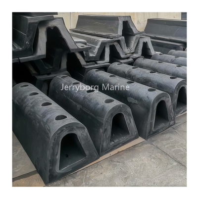Fenders de caucho tipo D de uso pesado, ideales para el uso en puertos y puertos