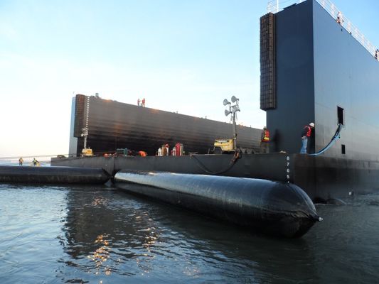 Saco hinchable de goma de elevación del salvamento y del refloatation de la flotabilidad del aire para la construcción del muelle