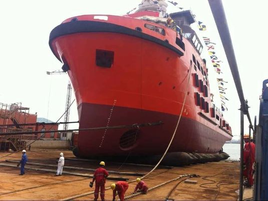 Nave Marine Salvage Airbags de goma de lanzamiento del ahorro de trabajo