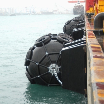 Topes Marine Rubber Fender For Ship inflable de la nave que atraca y que amarra