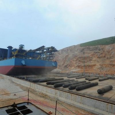 China Marine Rubber Airbags profesional para el salvamento de elevación de aterrizaje de lanzamiento de la nave