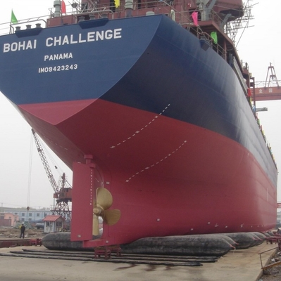 nave del ahorro de trabajo del 1.2m*15m que lanza a Marine Rubber Airbag
