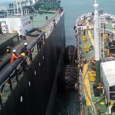 Protección Marine Floating Fender de la nave