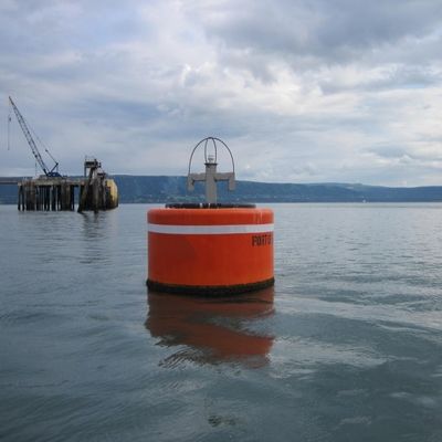 Alta flotabilidad segura plástica Marine Floating Yellow Floating Buoy