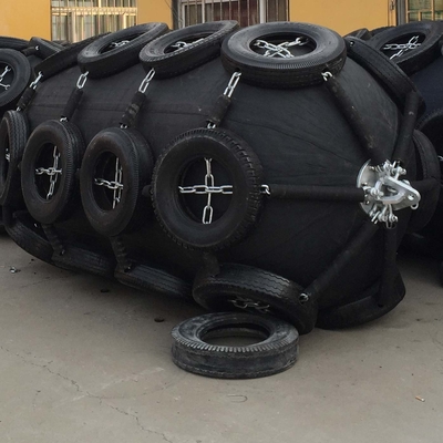 Defensa de goma neumática flotante