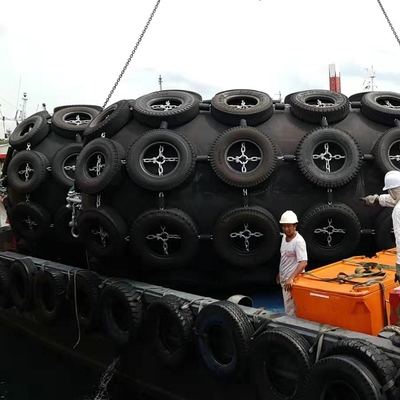Marine Rubber Pneumatic Fender Ship que atraca la defensa de goma