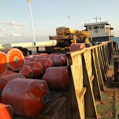 SGS Marine Chain Through Buoy para la boya de amarre del refuerzo del poliuretano del barco de cruceros